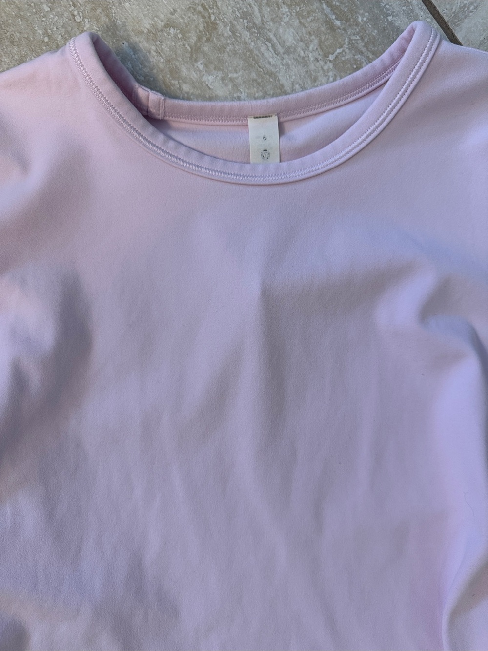 Lululemon All It Takes Nulu Short-Sleeve
T-Shirt Meadowsweet Pink. Size 6 - Picture 4 of 16
